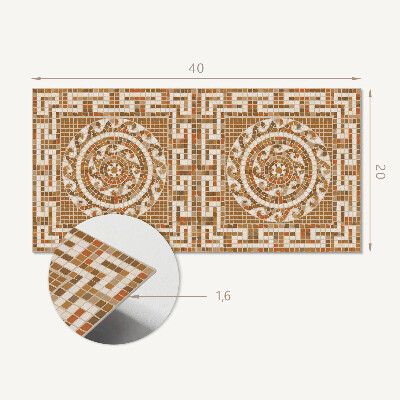 Panou decorativ pvc Mozaic cu model circular