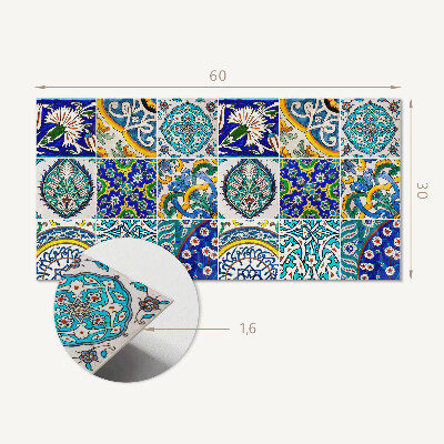 Panou de perete Modele ceramice în mozaic