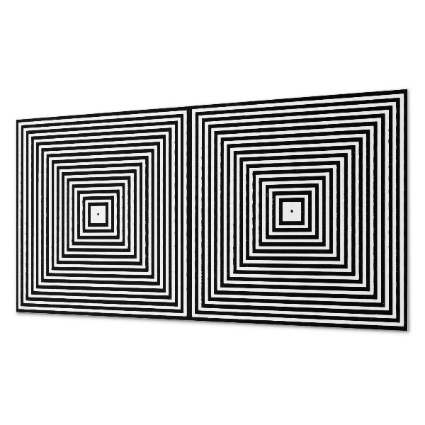 Panou decorativ pvc Linii concentrice în pătrate
