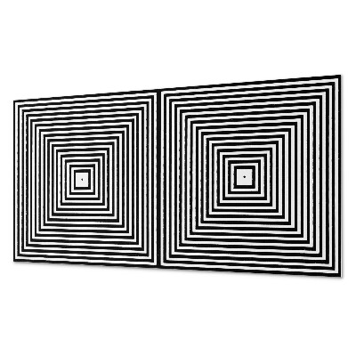 Panou decorativ pvc Linii concentrice în pătrate