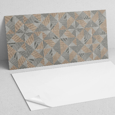 Panou de perete Model de triunghi geometric