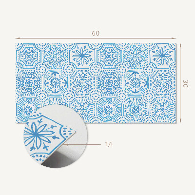 Panou decorativ pvc Modele ceramice în carouri