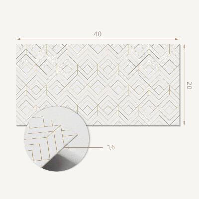 Panou de perete Model geometric cu diamante
