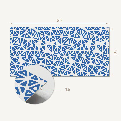 Panou perete Model triunghi abstract