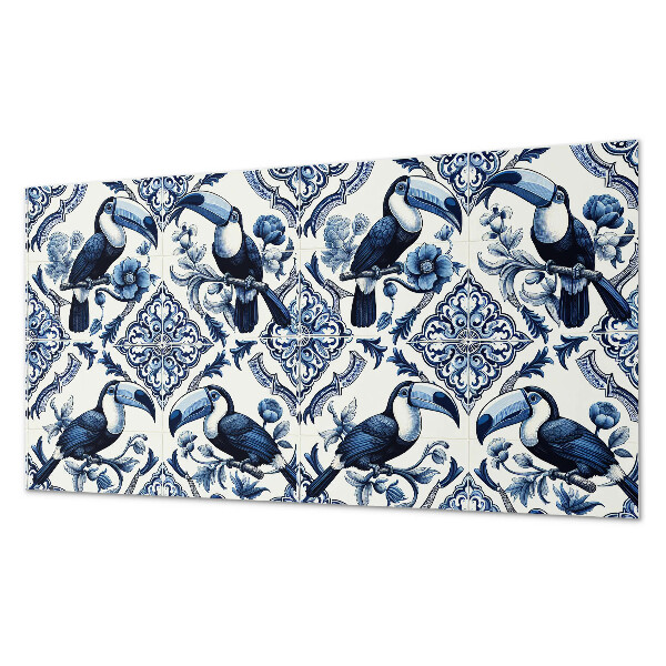 Panou de perete Tucan pe plăci decorative