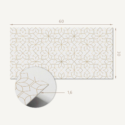 Panou perete Model floral geometric