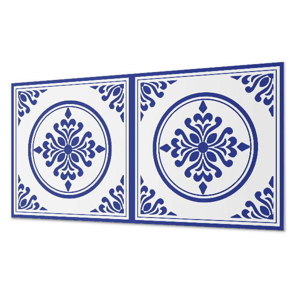 Panou decorativ pvc Model cu cercuri și flori