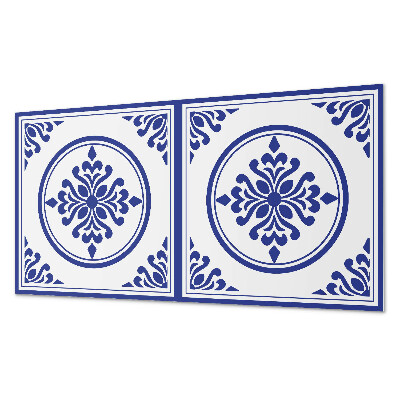 Panou decorativ pvc Model cu cercuri și flori