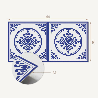 Panou decorativ pvc Model cu cercuri și flori
