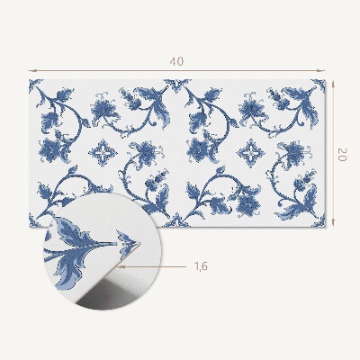 Panou perete Model floral pe fundal