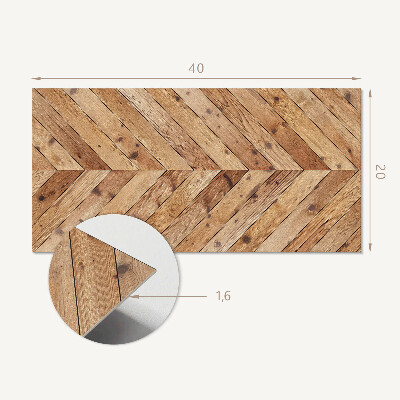 Panou decorativ pvc Model de tablă diagonală