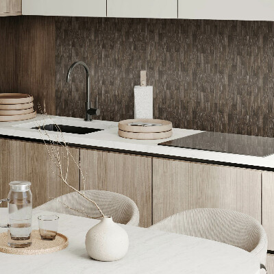 Panou decorativ pvc Model de scânduri de lemn