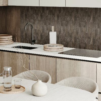 Panou decorativ pvc Model de scânduri de lemn