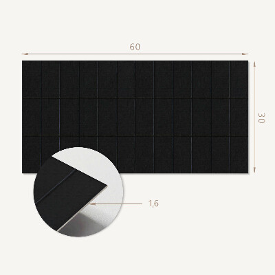 Panou perete Model geometric de dreptunghiuri
