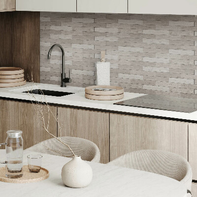 Panou decorativ pvc Scânduri din lemn