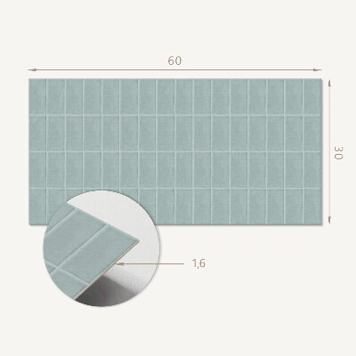 Panou decorativ pvc Model geometric de plăci