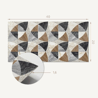 Panou perete Model geometric de plăci