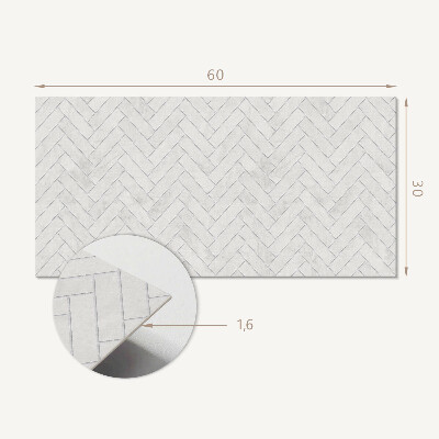 Panou decorativ pvc Model 3D în schelet