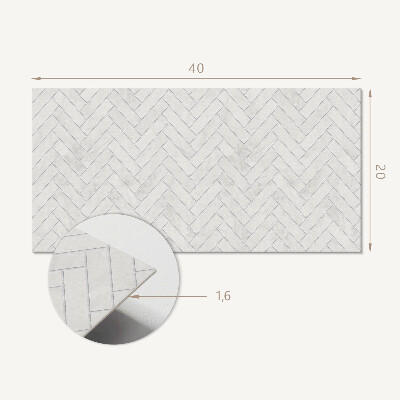 Panou decorativ pvc Model 3D în schelet