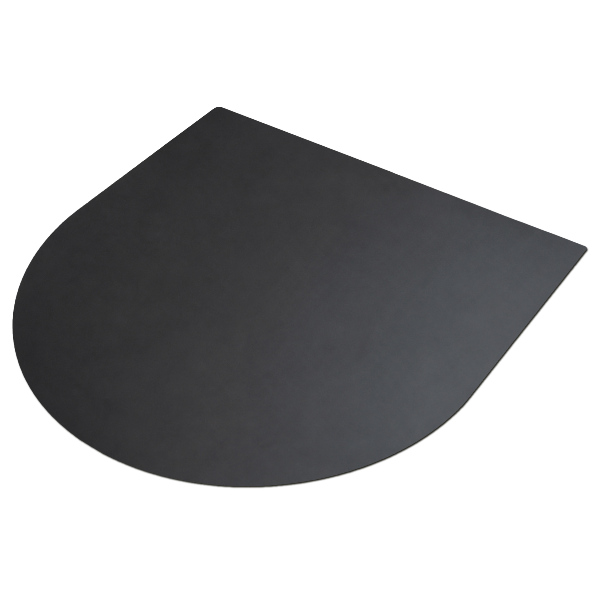Tablă de protecție pentru grătar în formă de jumătate de oval 80x90 cm