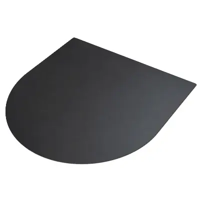 Covoraș din tablă pentru grătar Semi-ovală 80x70 cm