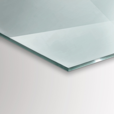 Sticlă securizată protecție sub sobă hexagonală transparentă