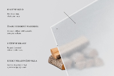 Protecție sub sobă Rotundă semitransparentă