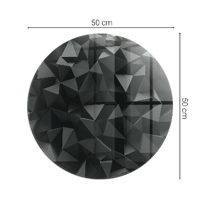 Sticlă securizată protecție sub sobă Geometrie în trei dimensiuni