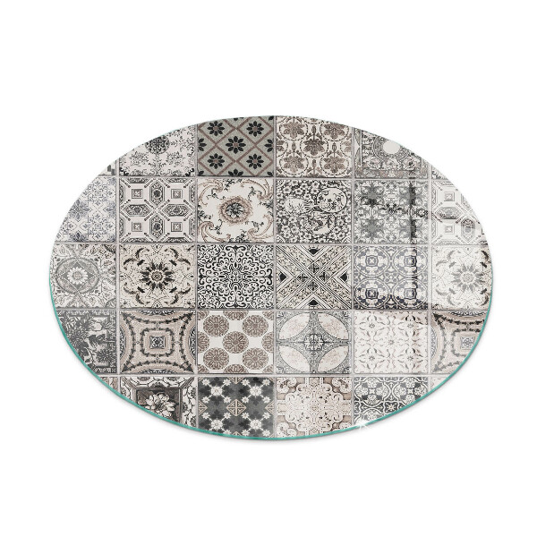 Placă de sticlă pentru șemineu Modele decorative cu gresie