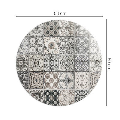 Placă de sticlă pentru șemineu Modele decorative cu gresie