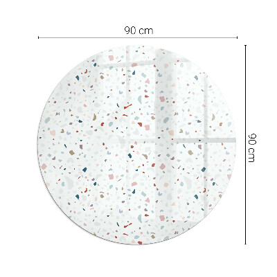 Placă de sticlă pentru șemineu Forme în miniatură