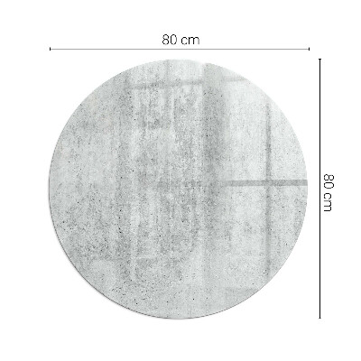 Sticlă securizată protecție sub sobă Structură din beton brut