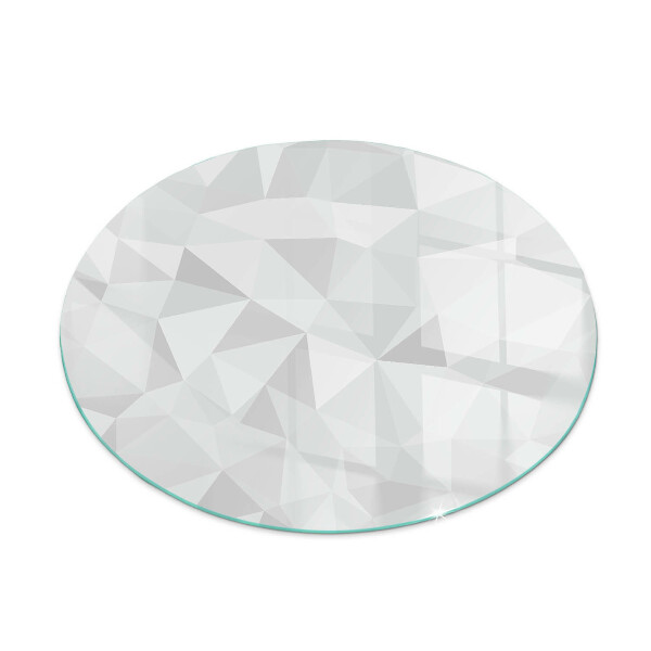 Sticlă securizată protecție sub sobă Abstracția geometrică în forme