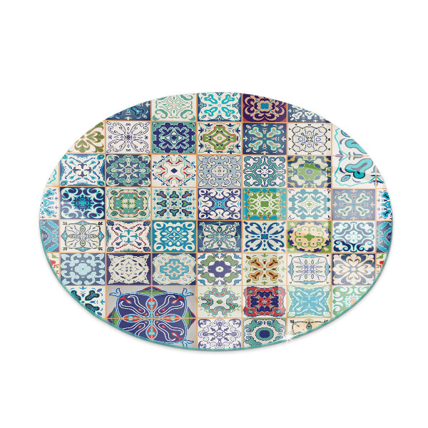 Sticlă securizată protecție sub sobă Modele decorative de mozaic