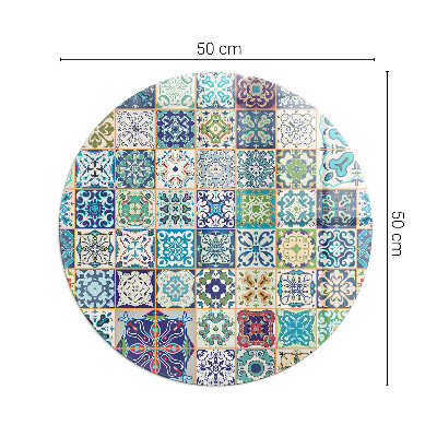 Sticlă securizată protecție sub sobă Modele decorative de mozaic