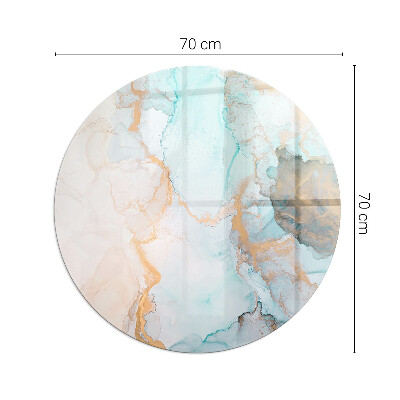 Placă de sticlă pentru șemineu Motiv abstract fluid