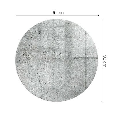 Sticlă securizată protecție sub sobă Beton brut într-un stil minimalist
