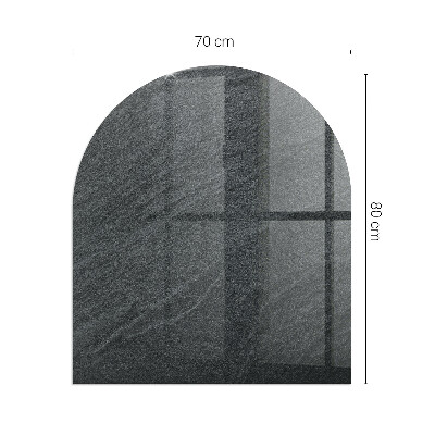 Glass hearth for log burner Textura piatra naturala