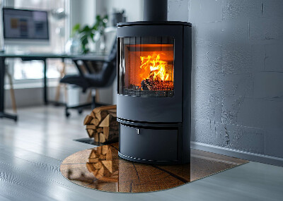Glass hearths for wood burners Granulația lemnului în secțiune transversală