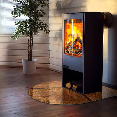 Glass hearths for wood burners Granulația lemnului în secțiune transversală