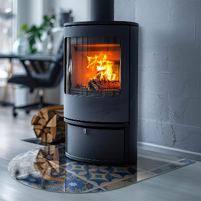 Glass hearth for log burner Modele de plăci ceramice