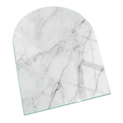 Glass hearth for log burner Model de marmură cu nervuri