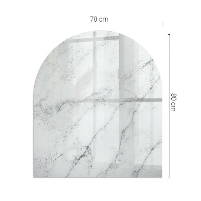 Glass hearth for log burner Model de marmură cu nervuri