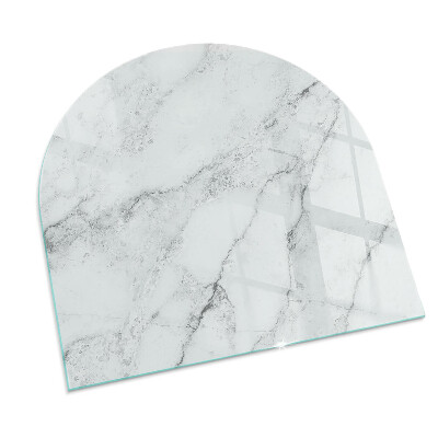 Glass hearth for log burner Model de marmură cu nervuri