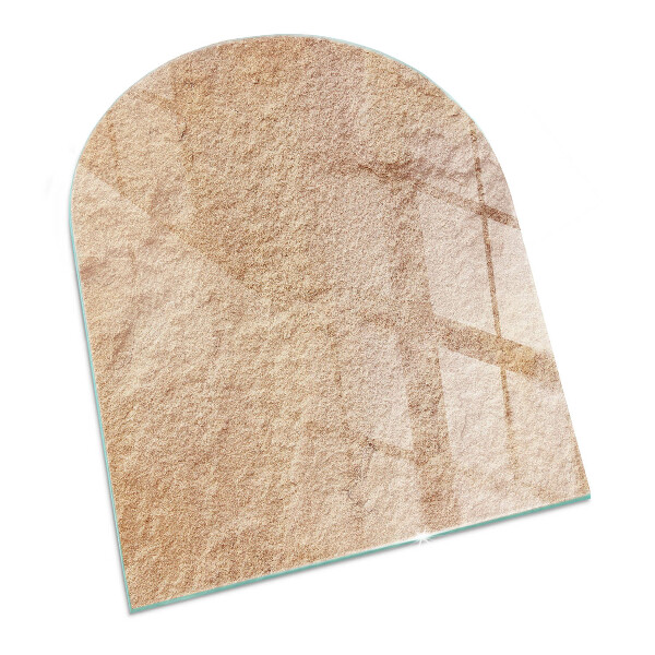 Glass hearths for wood burners Textura piatra naturala