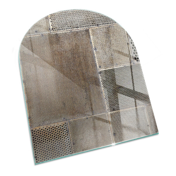 Glass hearth for log burner Model de tablă perforată