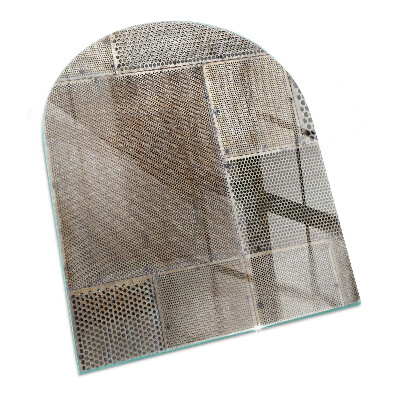 Glass hearth for log burner Model de tablă perforată