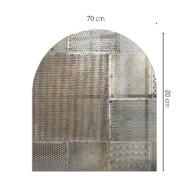 Glass hearth for log burner Model de tablă perforată
