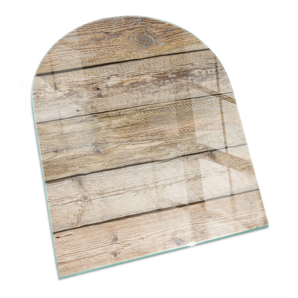 Glass hearth for log burner Scândura de lemn în aspect