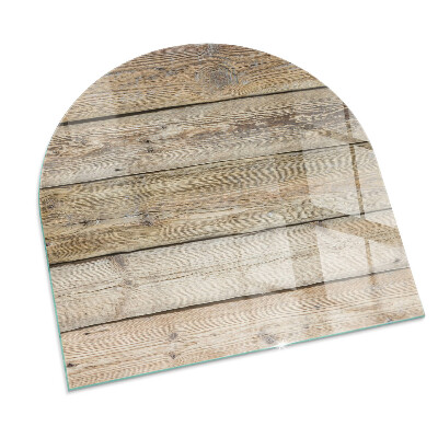 Glass hearth for log burner Scândura de lemn în aspect